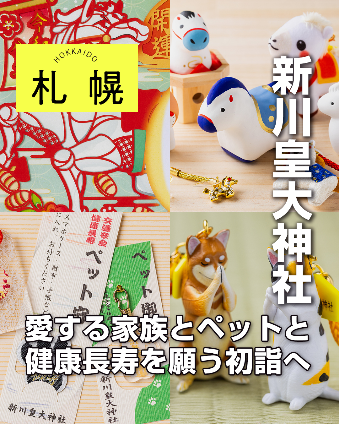 新川皇大神社】愛する家族とペットと健康長寿を願う初詣へ⛩🙏 創立120