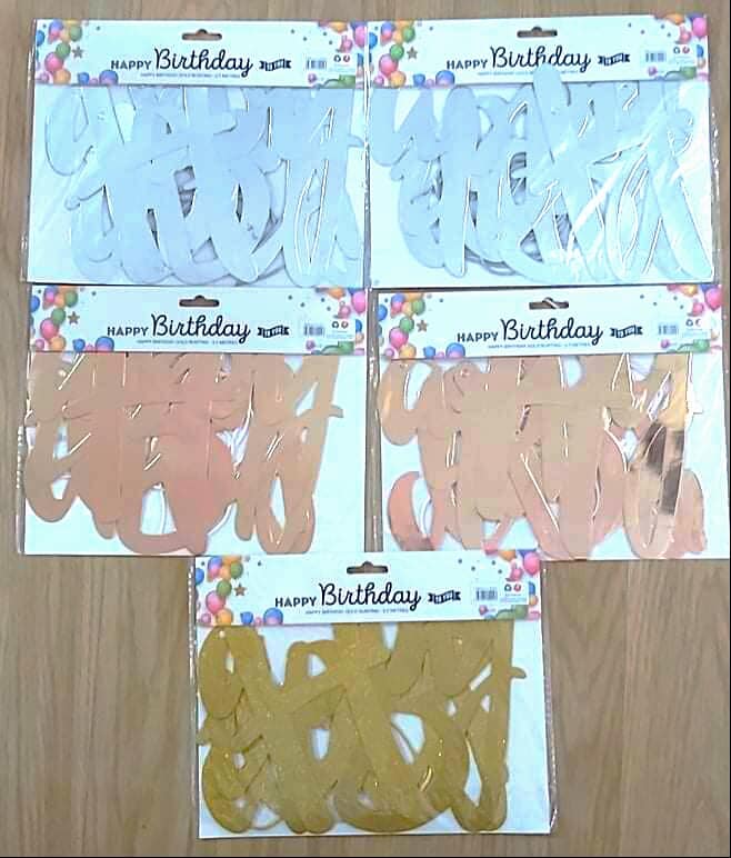 🎊 HBD Cursive Banner... - CottonKai Sweets and Desserts