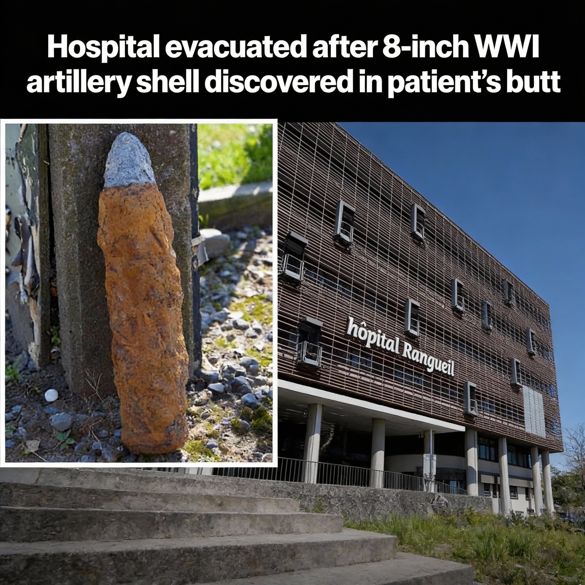 The Dude - ASS BLAST FROM THE PAST: Hospital Evacuated After WWII ...