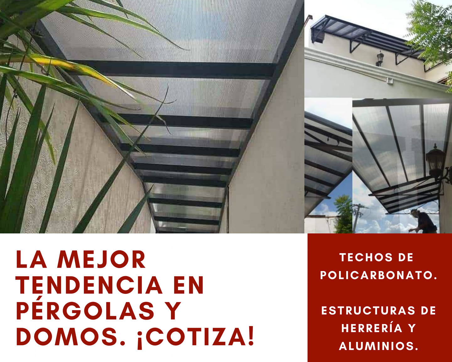 PÉRGOLAS Y DOMOS DE... - Grupo Aluminiero Jireh A. | Facebook