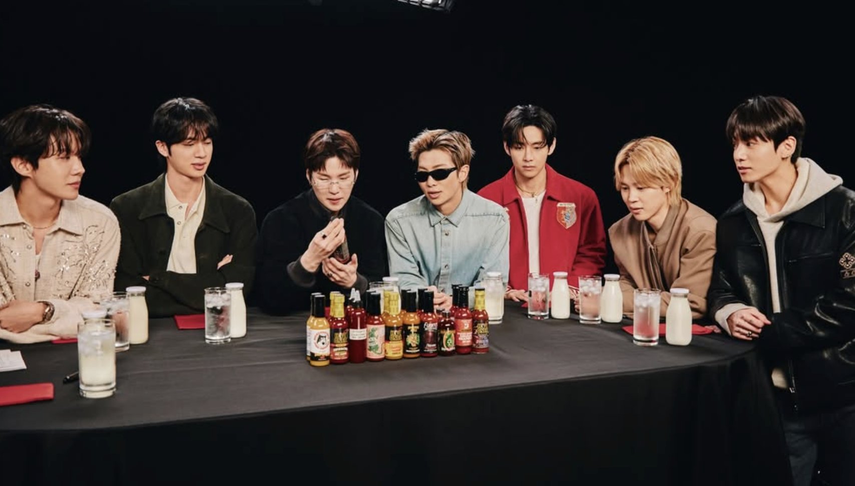 BTS take on the wings of death in the Season 29 finale of Hot Ones!