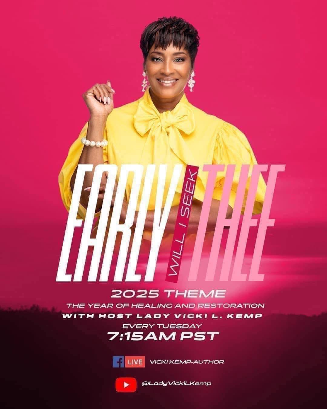 Vicki - 2025 has been an extraordinary blessing to us each Tuesday ...