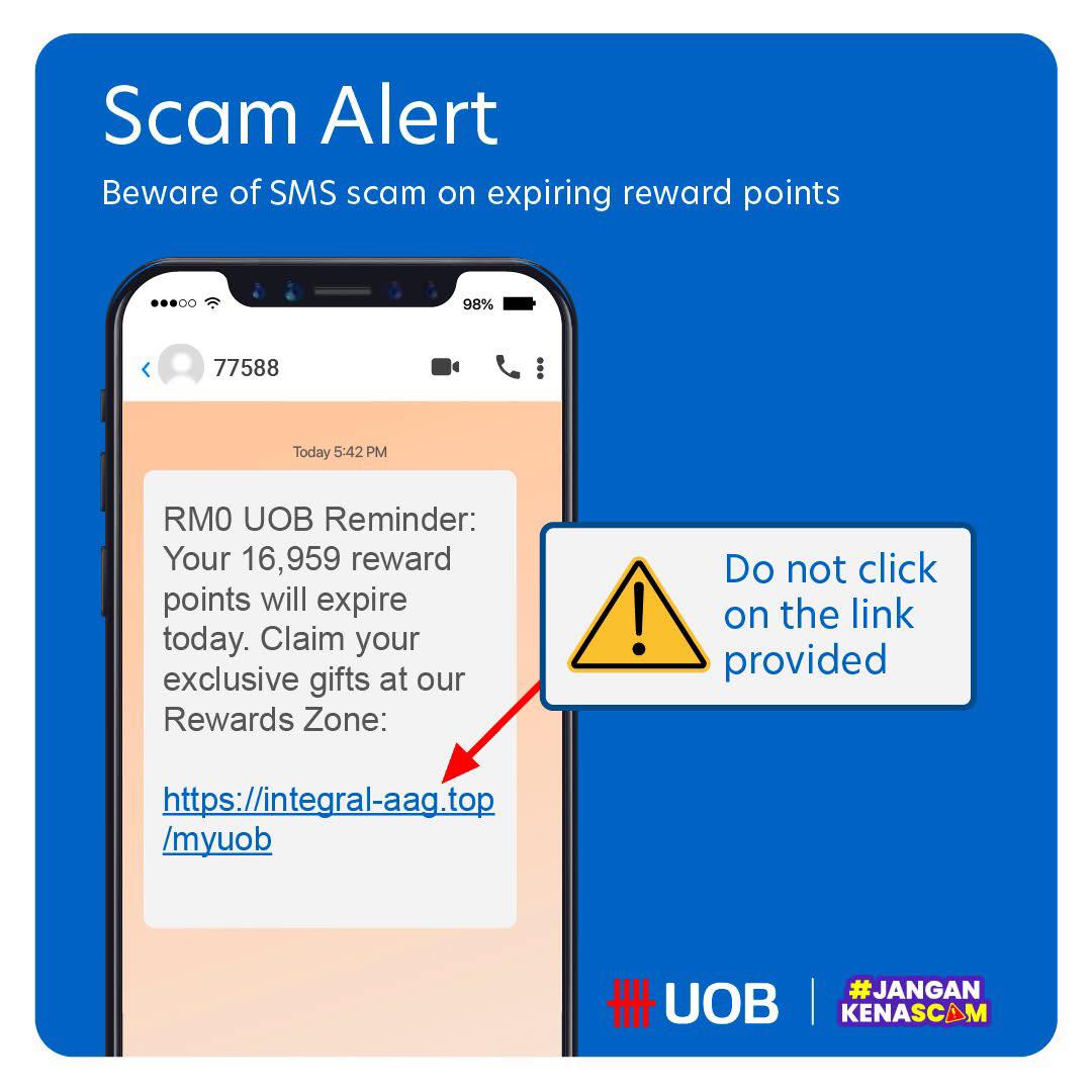 Hostile Defence - UOB: [⚠️SCAM ALERT] Beware of an... | Facebook