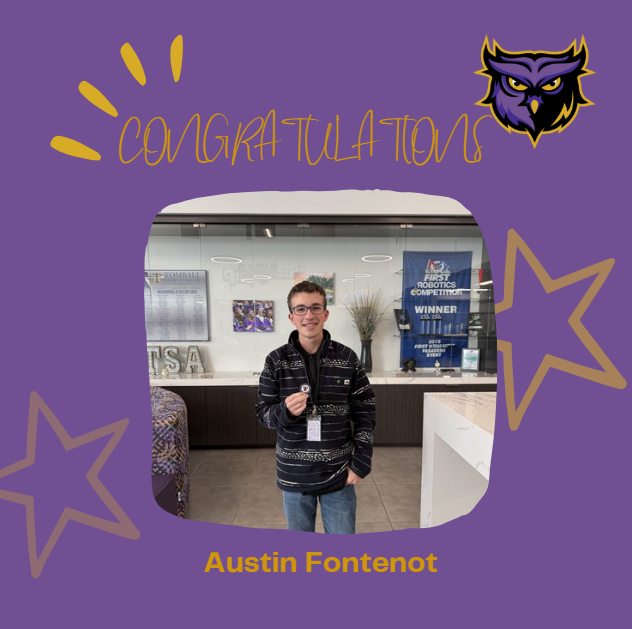 Tomball - Owl Coin Spotlight: Austin Fontenot! We are proud to ...