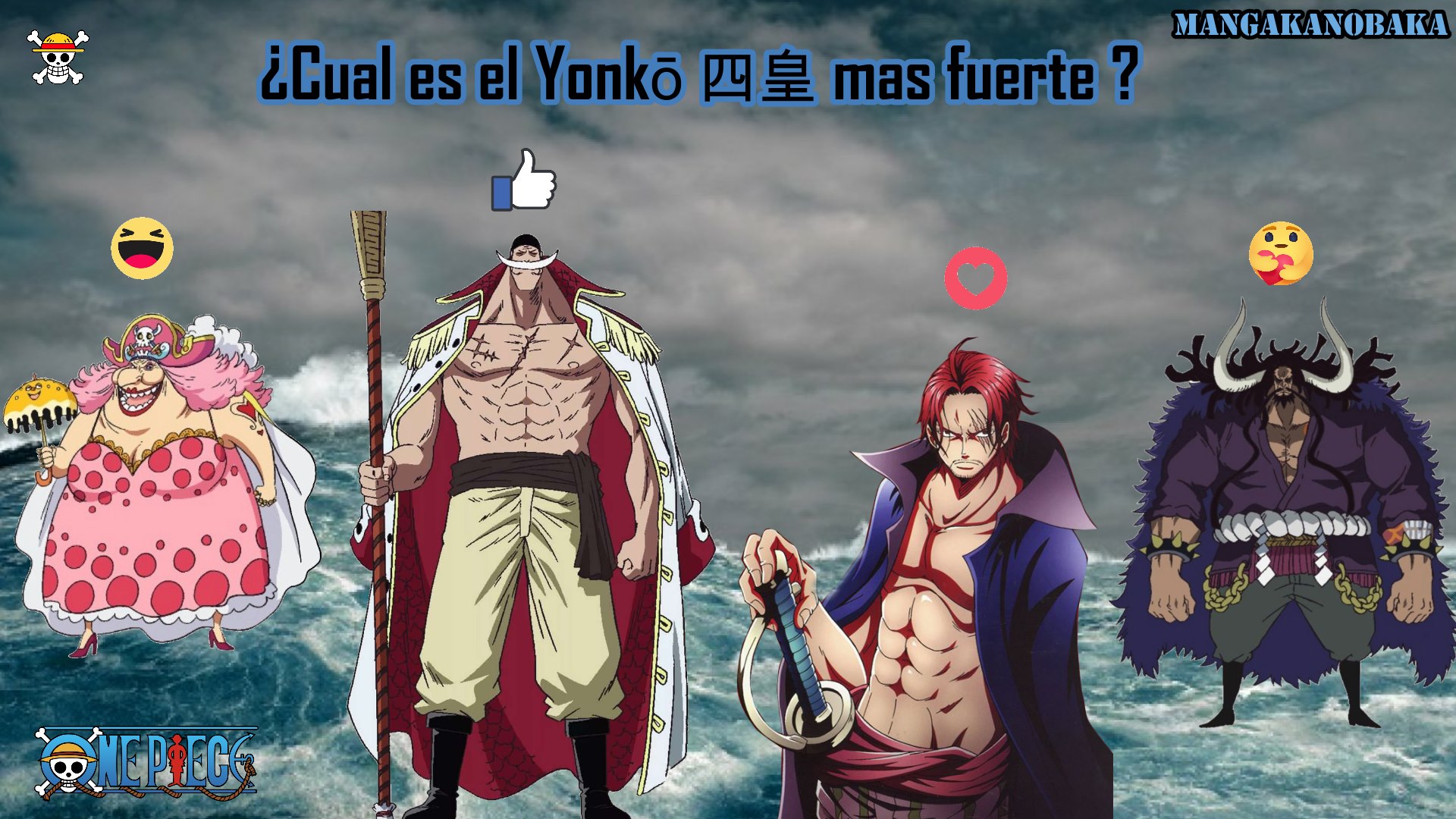 Los 4 Emperadores De One Piece