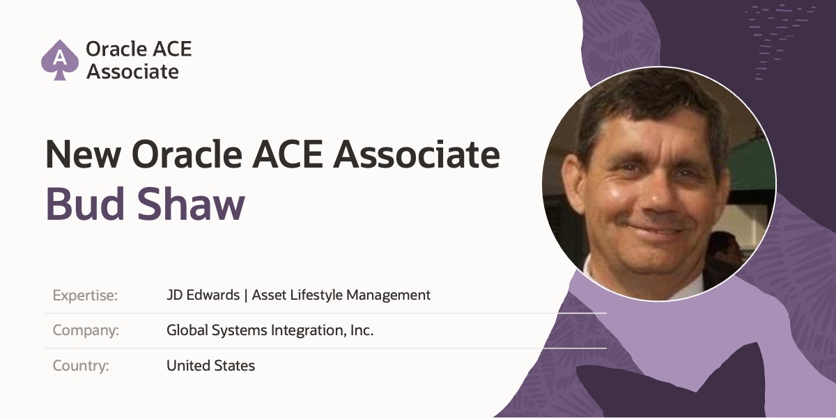 The Oracle - 🎉👏 Congratulations to Bud Shaw, now recognized as an # ...
