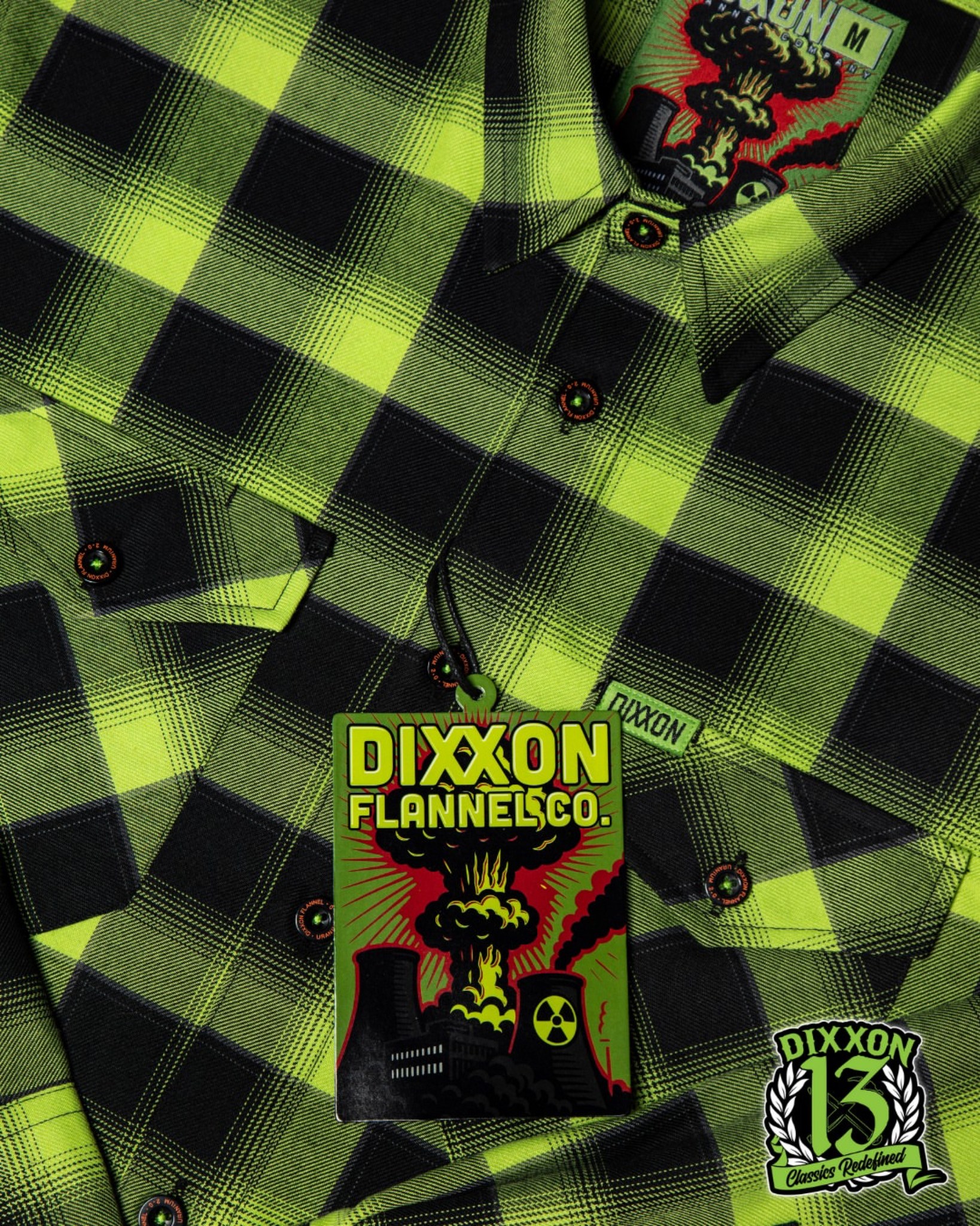 URANIUM 2.0 Flannel ☢️ Introducing the FIRST flannel in our 13th