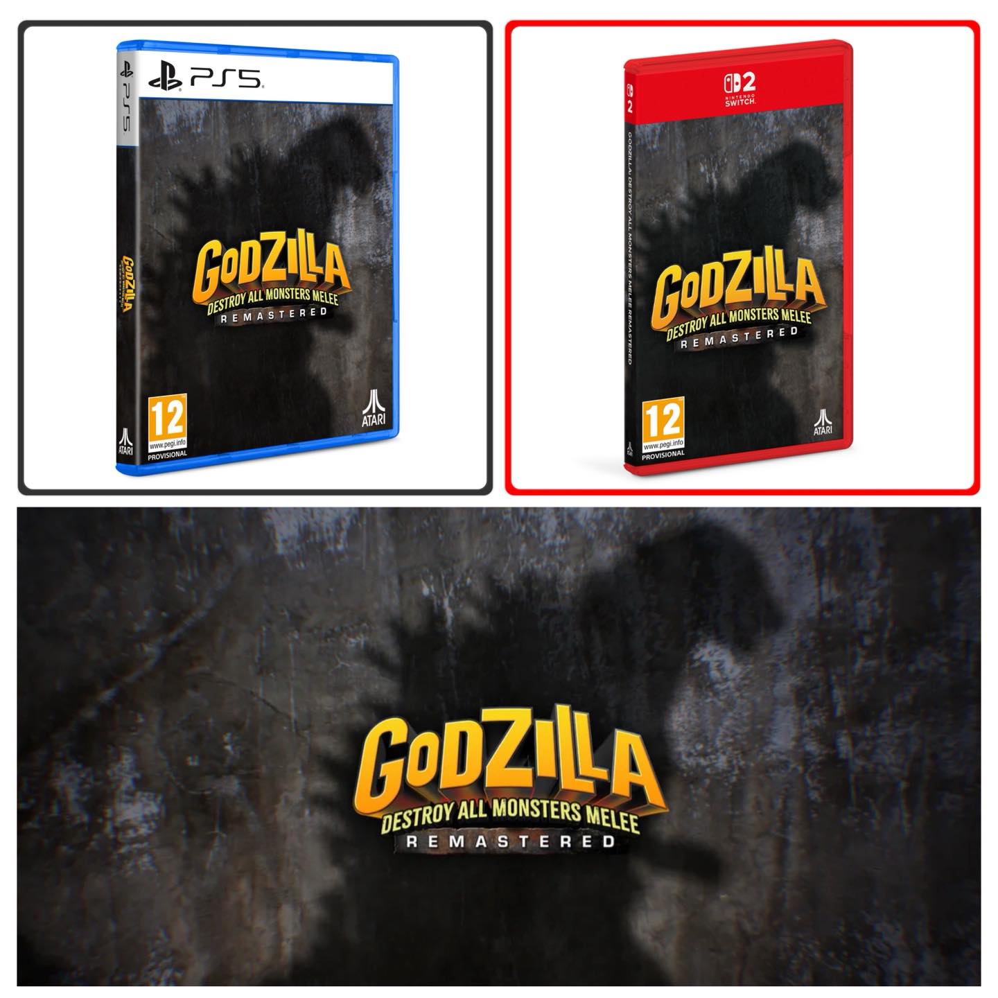 トリプルX 3箱 Pre-Order] GODZILLA: DESTROY ALL MONSTERS MELEE REMASTERED