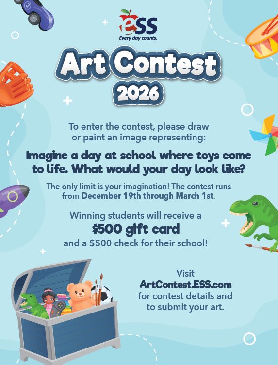 Southside - 🎨 ESS Art Contest 2026 – Calling All K–12 Student Artists ...