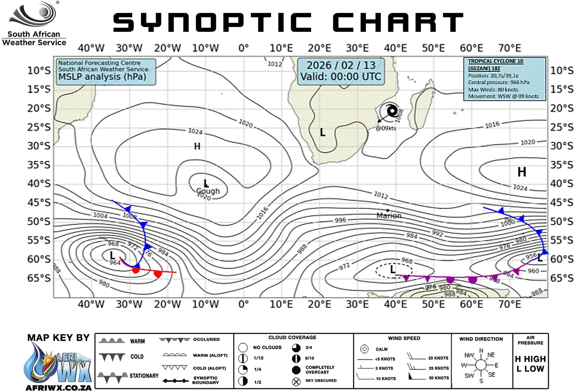 🆕 Latest Synoptic Chart ⏰... - Your Weather by AfriWx | Facebook