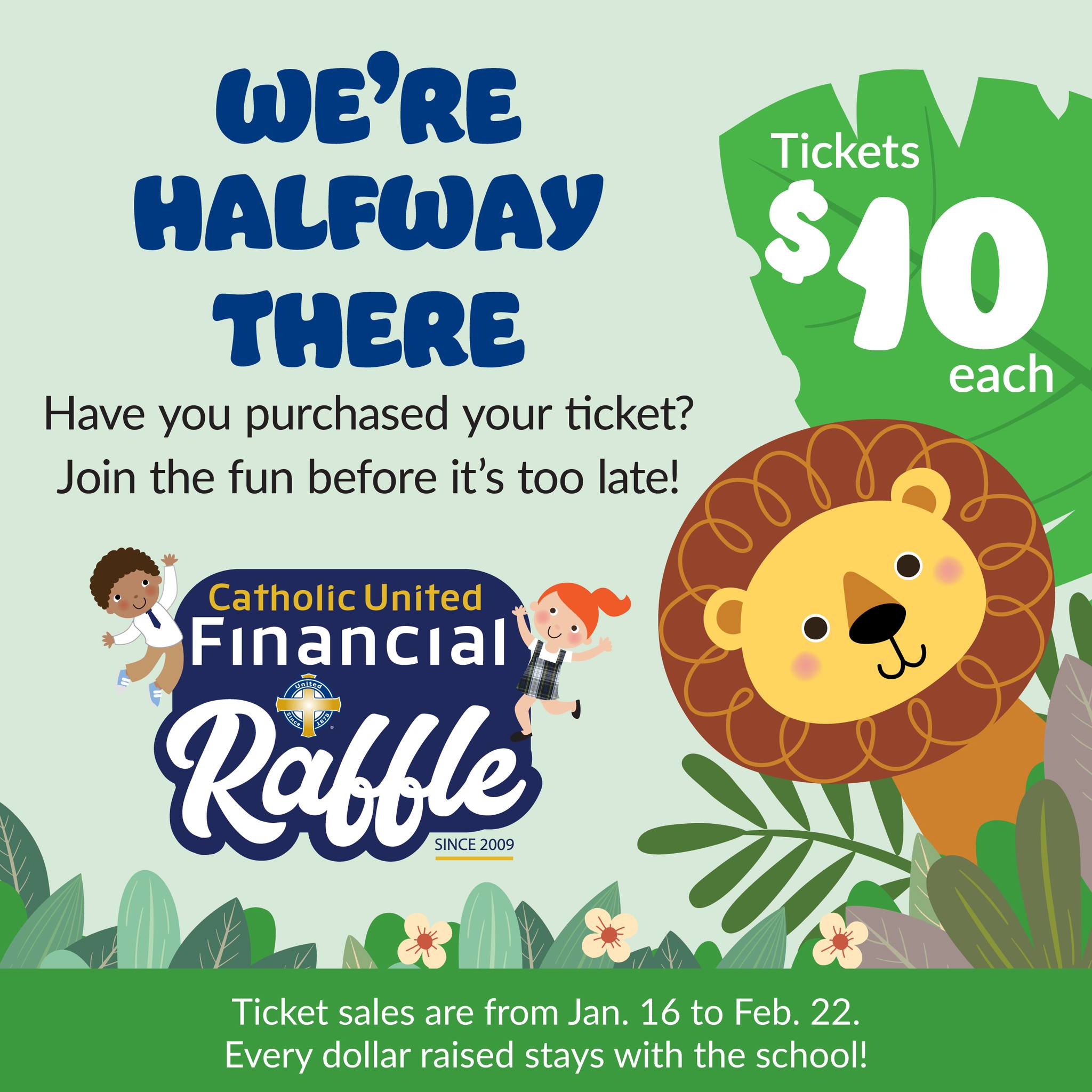 Saints - We’re halfway—keep the ROAR going! The ticket-selling period ...