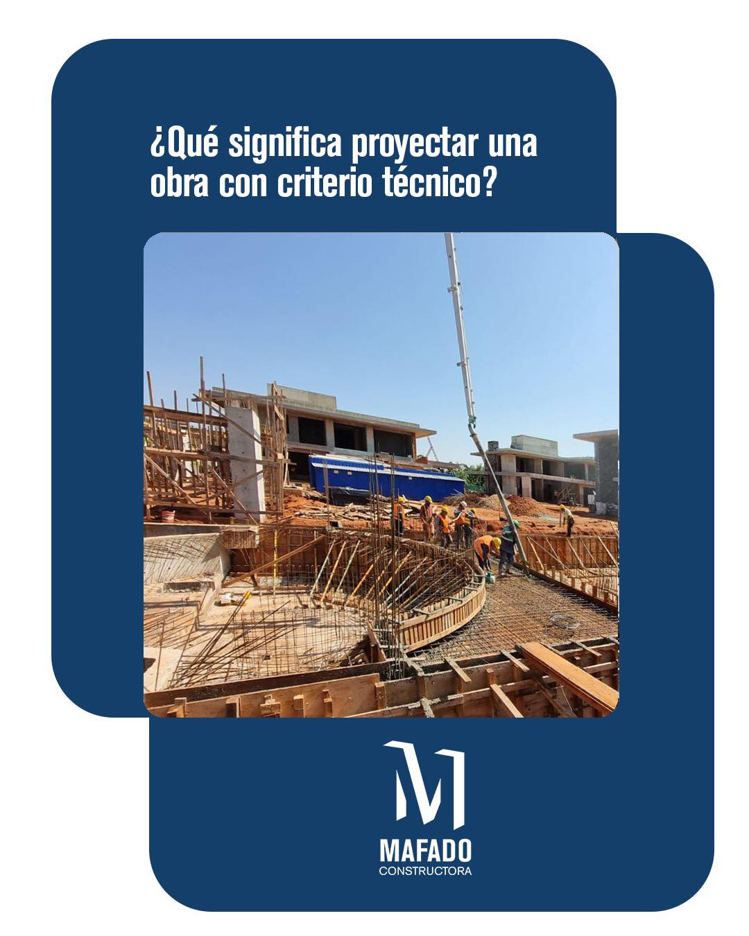 Para nosotros, proyectar con... - Constructora MAFADO S.A. | Facebook