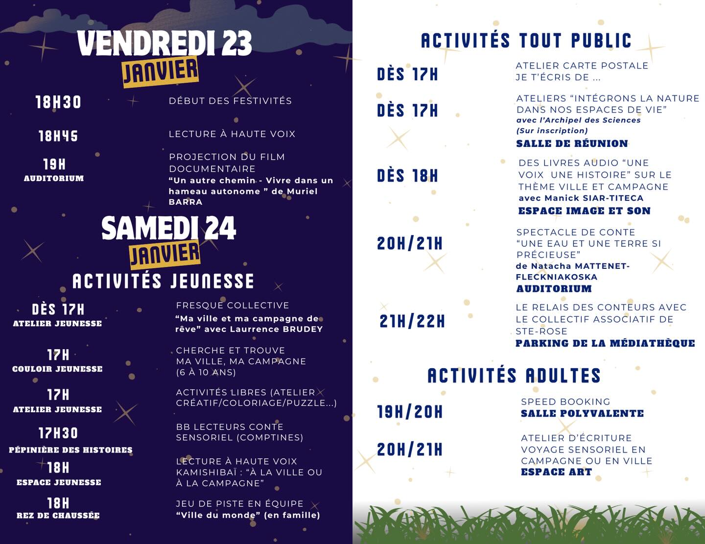 Médiathèque - 🌙 ALERTE PROGRAMME ! Les Nuits de la Lecture 2026 s ...