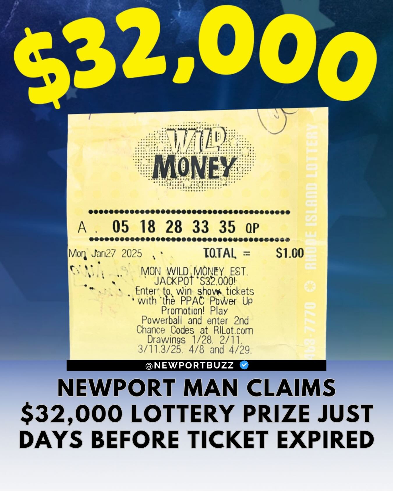 Two Aquidneck Island men are starting the year with some extra