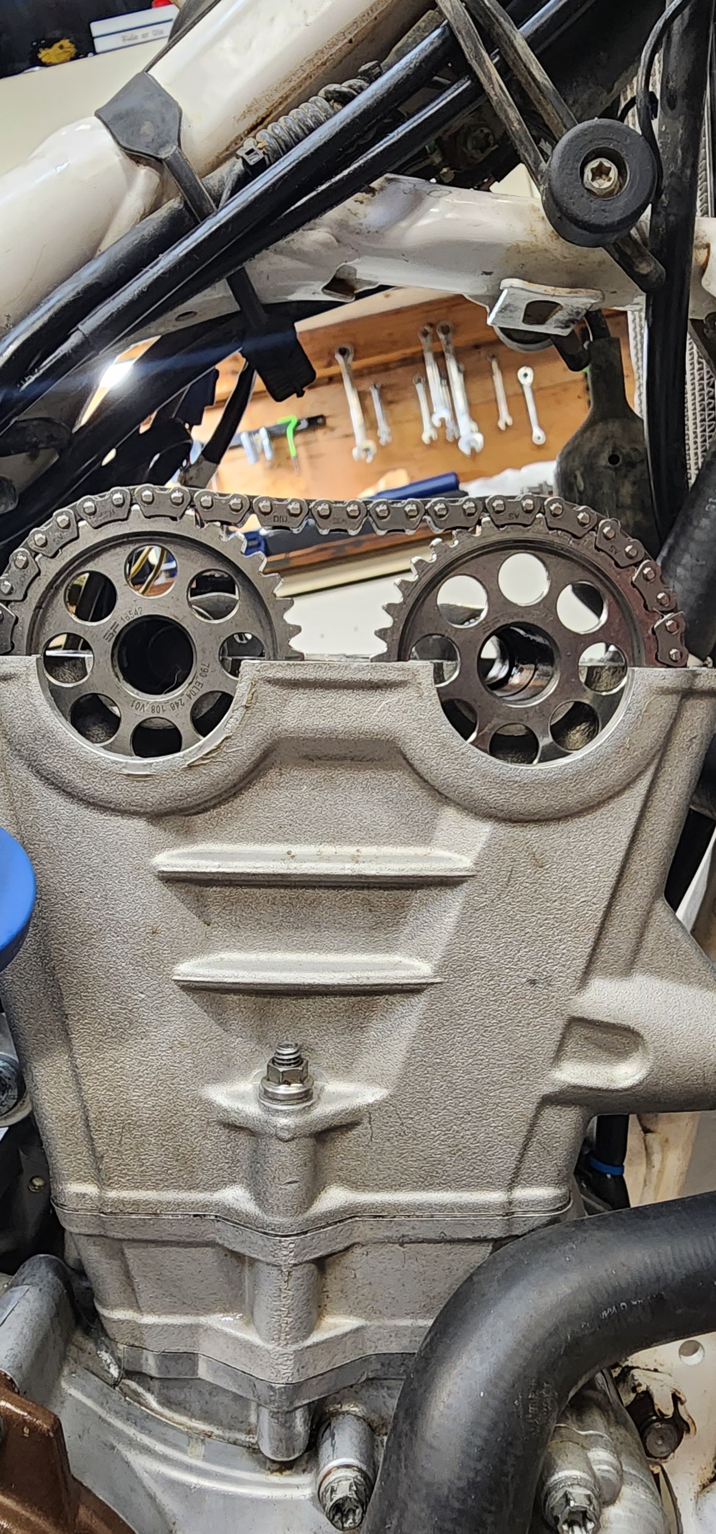 CNC chain tensioner registers Husqvarna FC350 2016