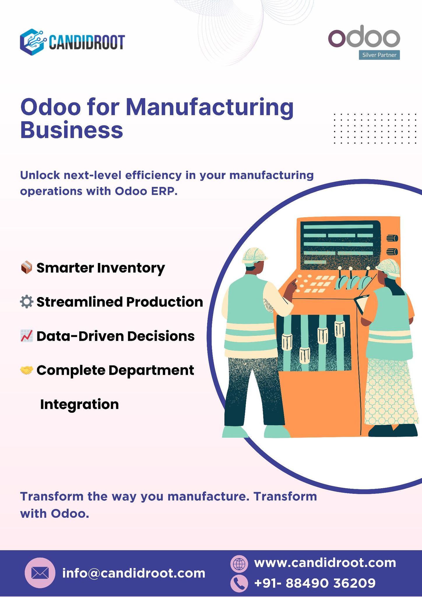 CandidRoot - Odoo Manufacturing ERP brings your entire production ...