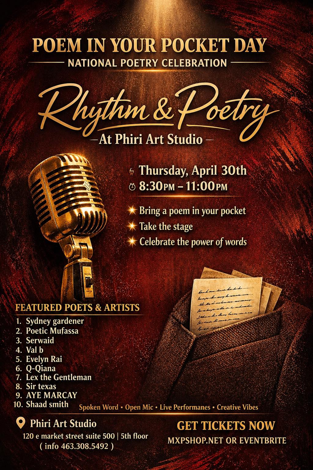 Rhythm & Poetry (@rhythmandpoetrythursdays) • Facebook