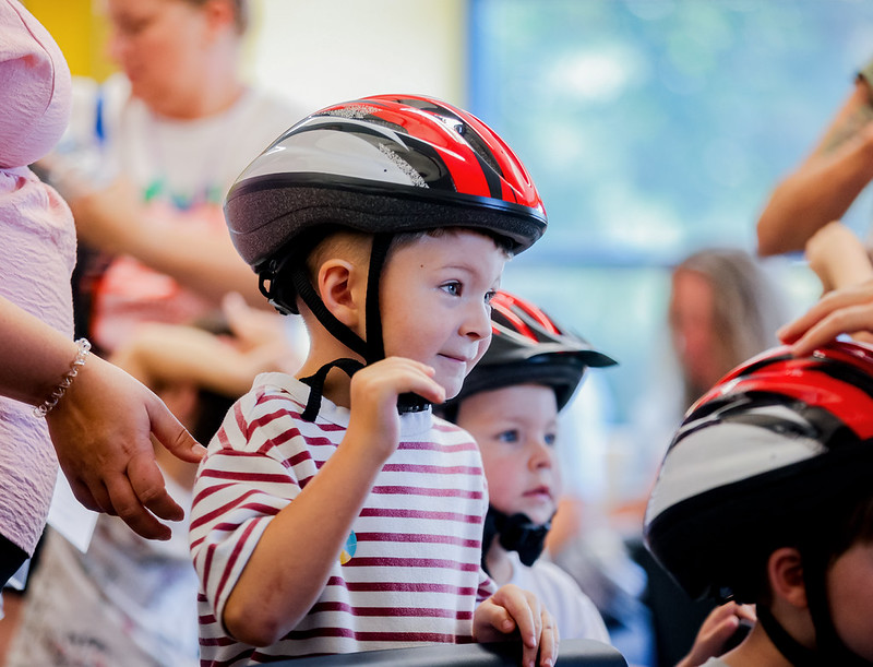 bike helmet for free or low cost grand rapids CODAX KINETICORE Two hundred children will receive
