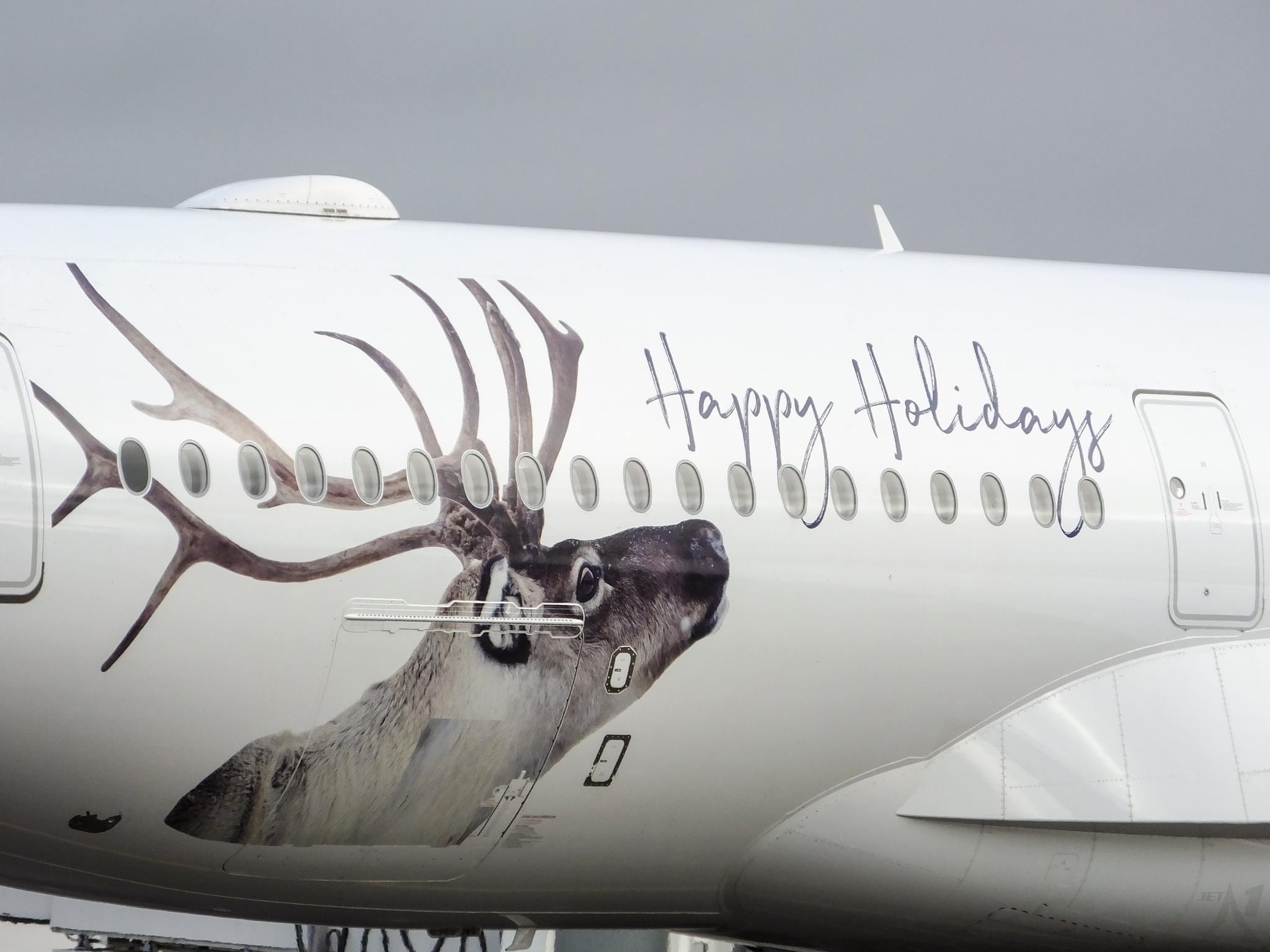 FINNAIR A350-900 OH-LWD HAPPY HOLIDAYS FINNAIR A350-900 OH-LWD