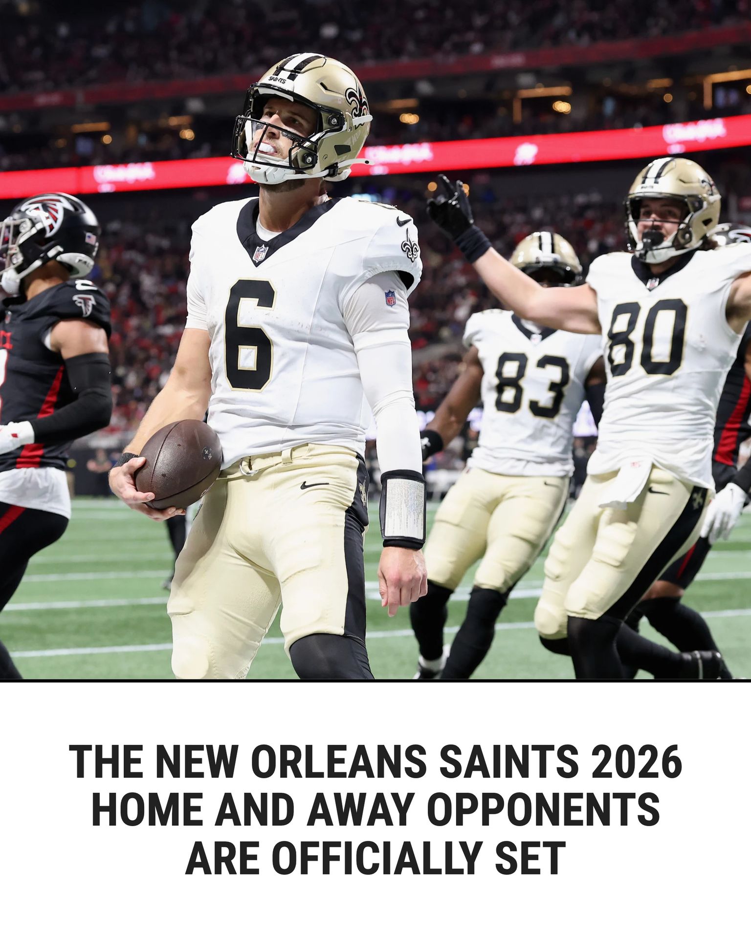 97.3 - The Saints officially know who they will face in 2026. Home ...