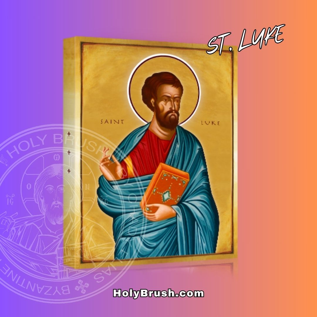 Holy - Saint Luke the Evangelist, Apostle, and Disciple of Jesus Icon # ...