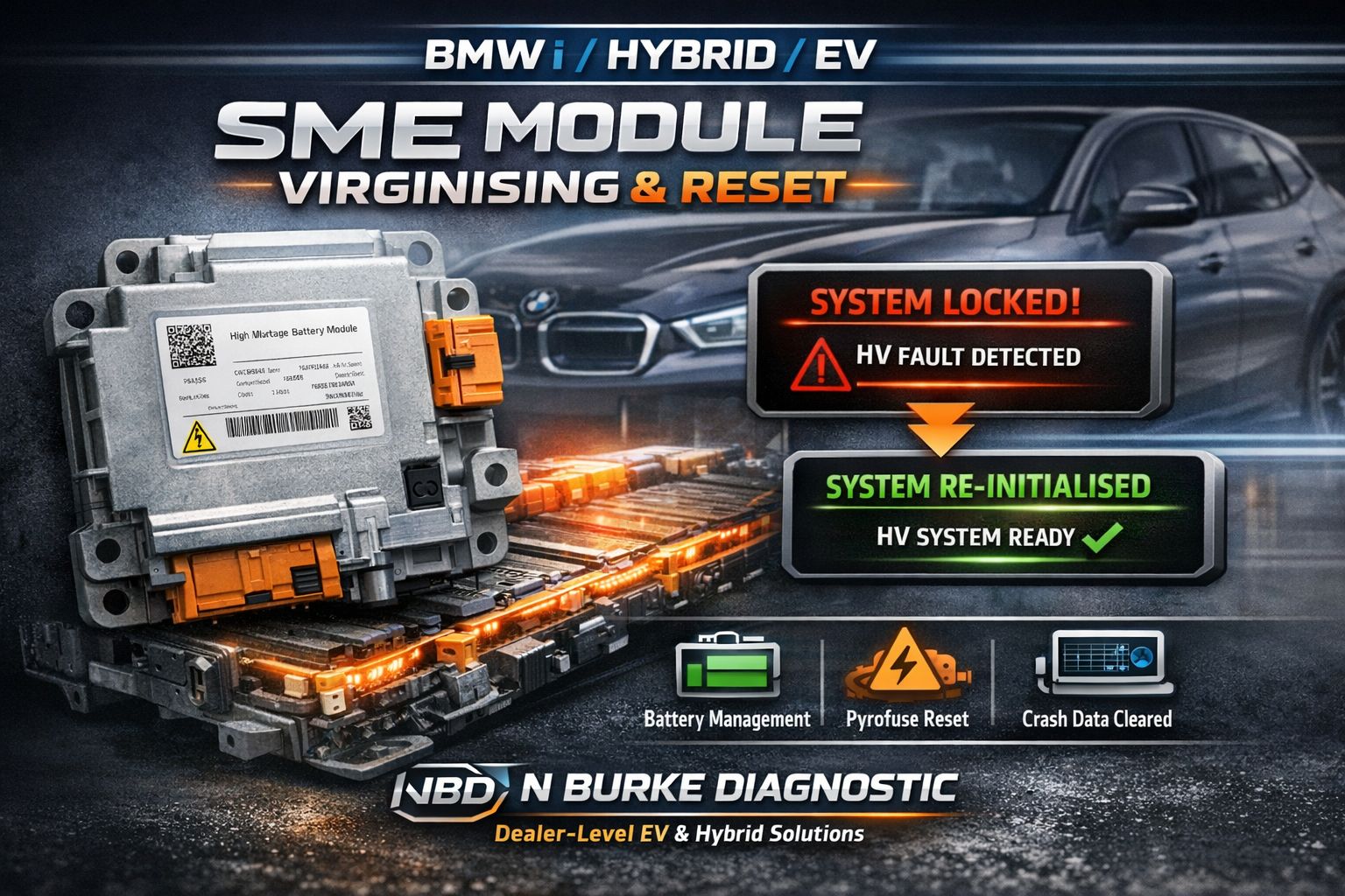 ⚡ BMW i / Hybrid / EV – SME Module... - N Burke Diagnostic | Facebook
