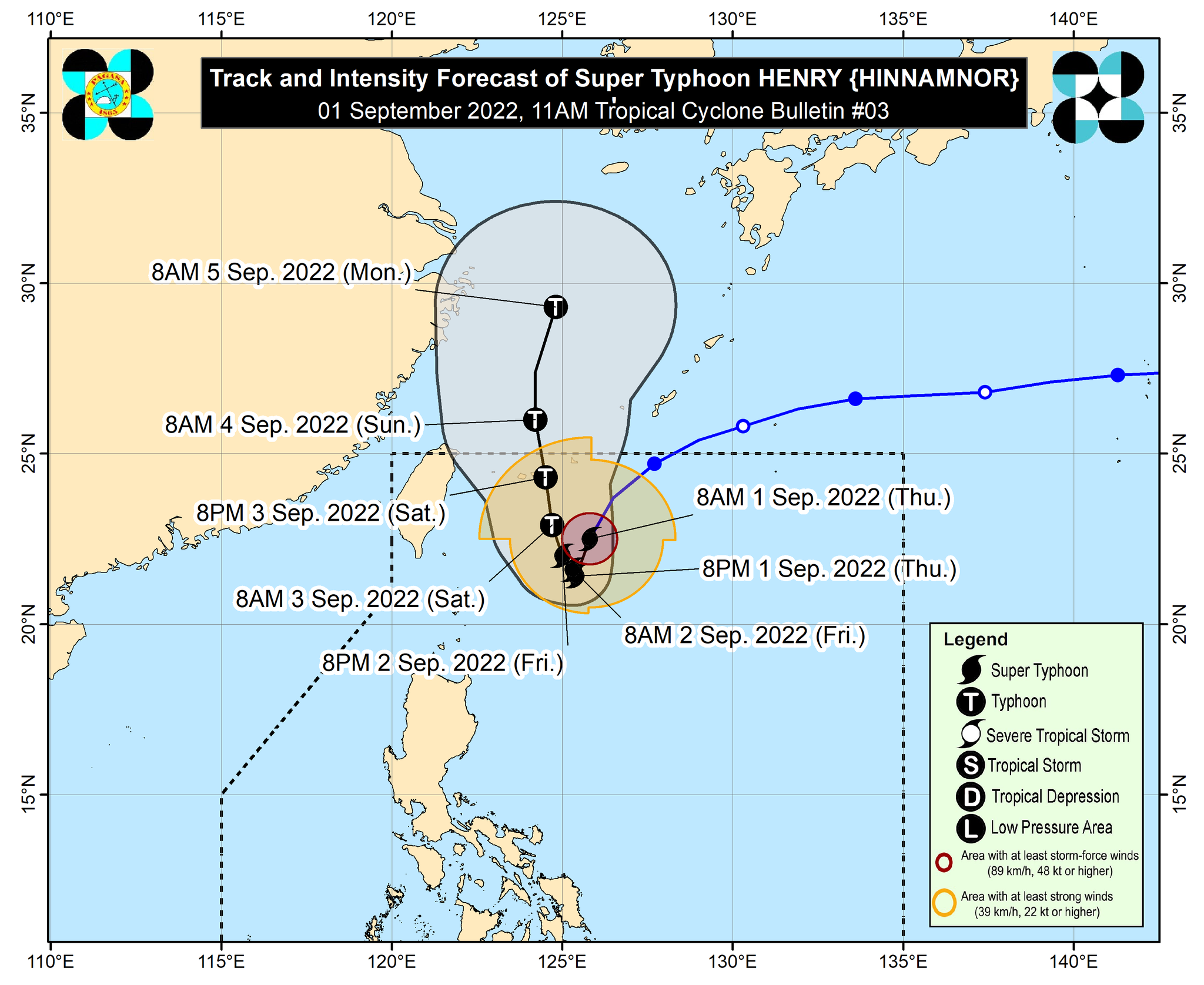 ONE - #HenryPH intensifies, #GardoPH weakens Super Typhoon 