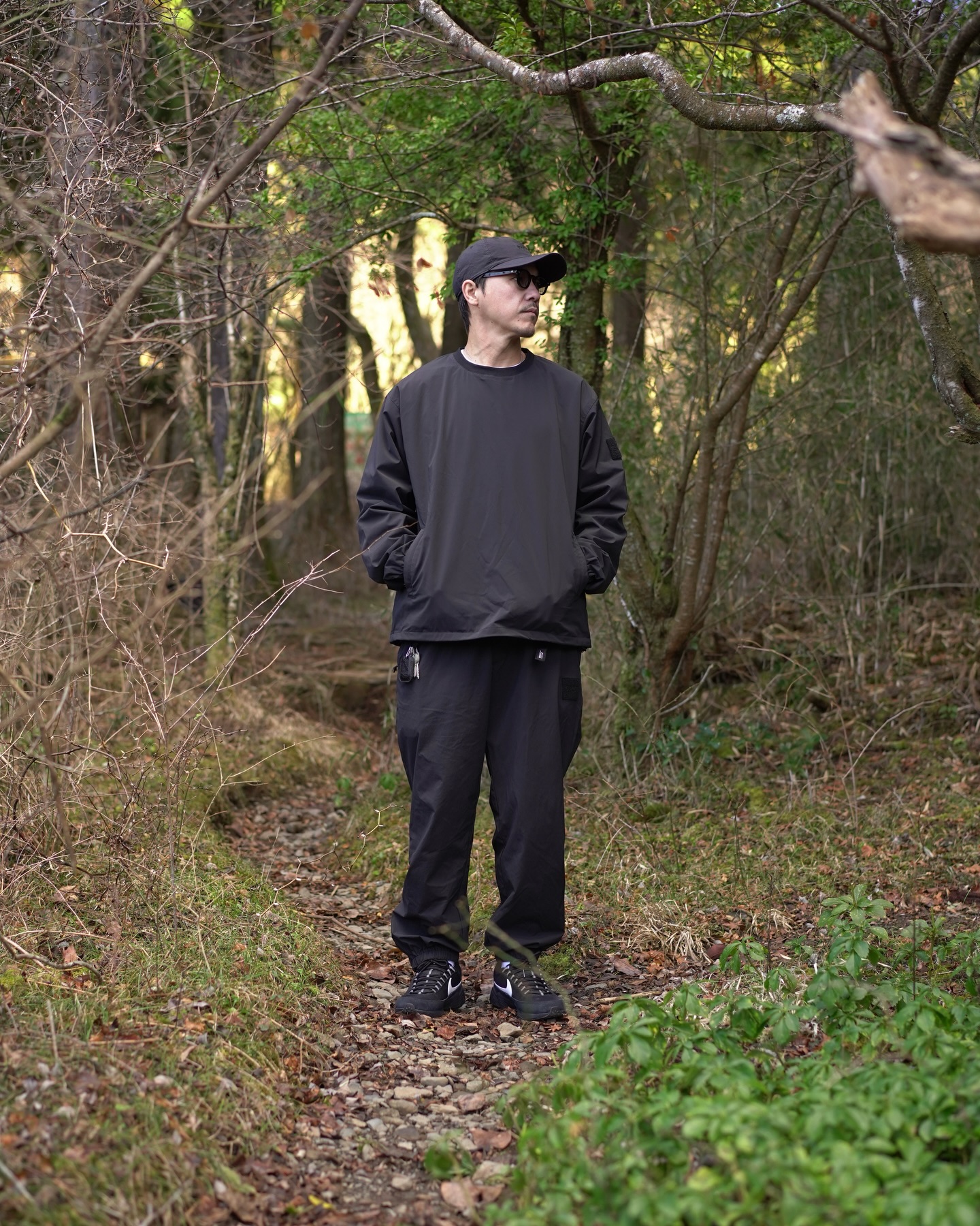 PLAY CO. プレイストレッチスモック・パンツ　セットアップ ROOT