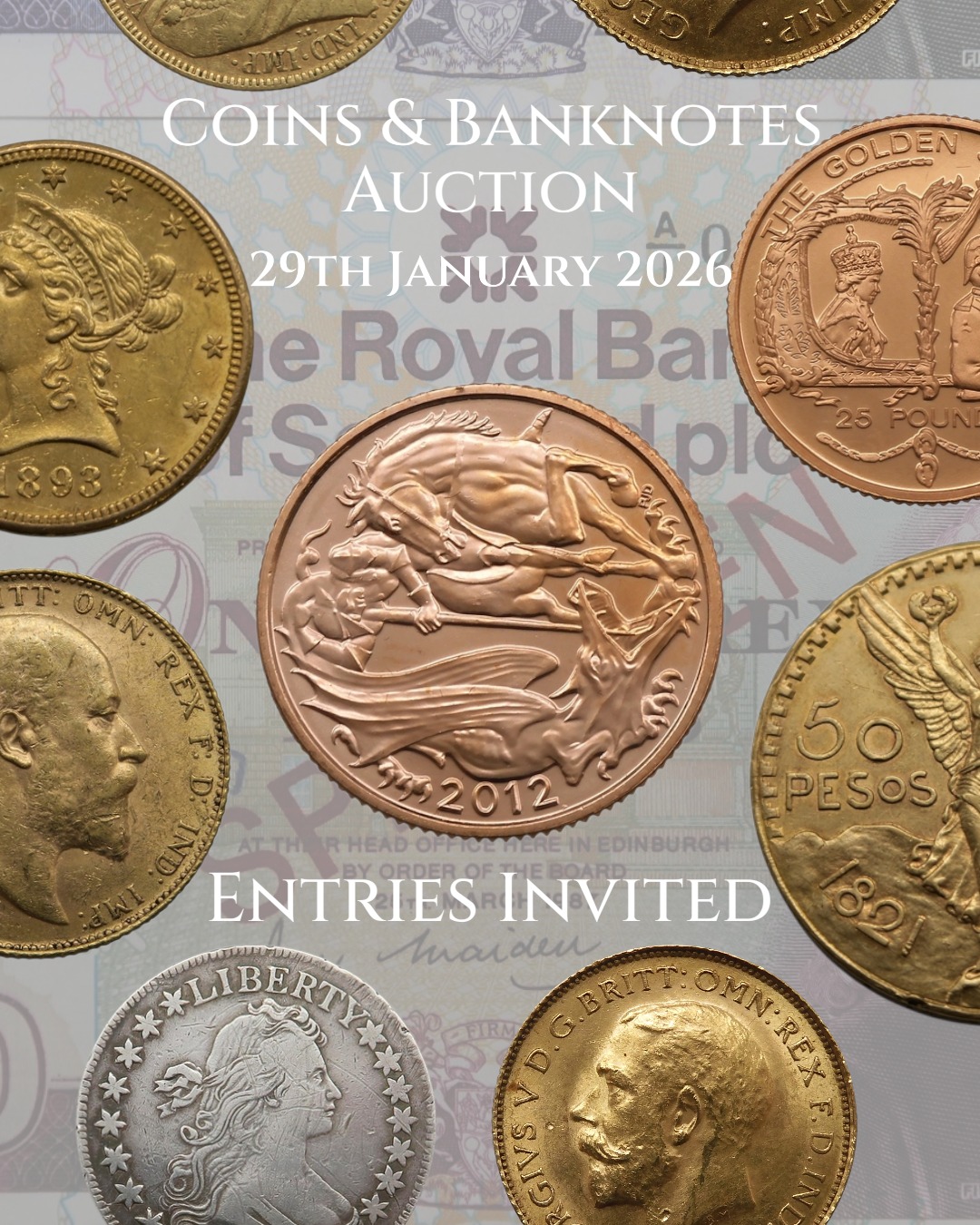 Great - THE COIN & BANKNOTE AUCTION - Thursday 29th January 2026 We are ...