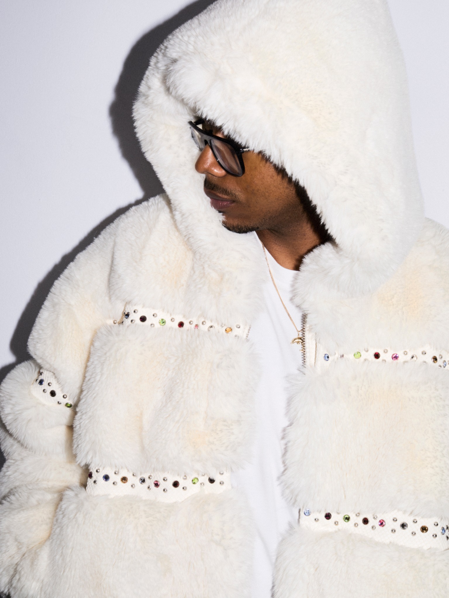 Supreme - H.R. Giger Jacquard Down Puffer Jacket Radial