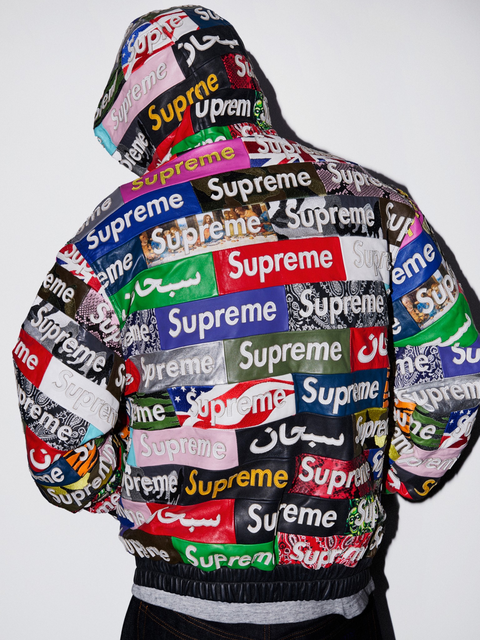 Supreme - Zip-Off Sleeve Reflective Stripe Jacket Chino Pant