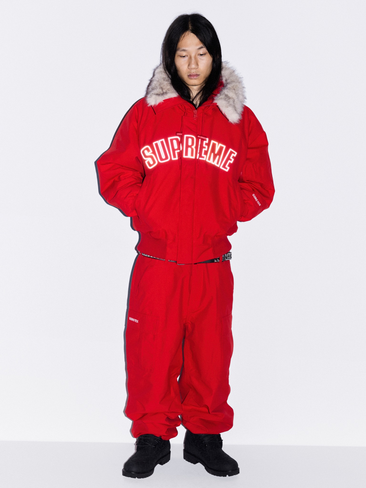 Supreme - GORE-TEX N-2B Jacket GORE-TEX Cargo Pant Studded Leather