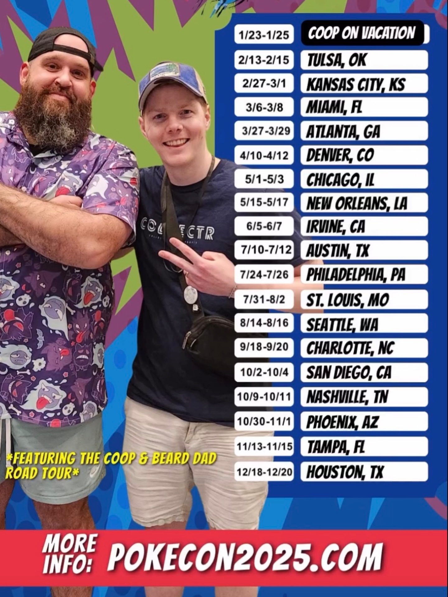 Pokecon 2026 tour dates! - coops_collection | Facebook