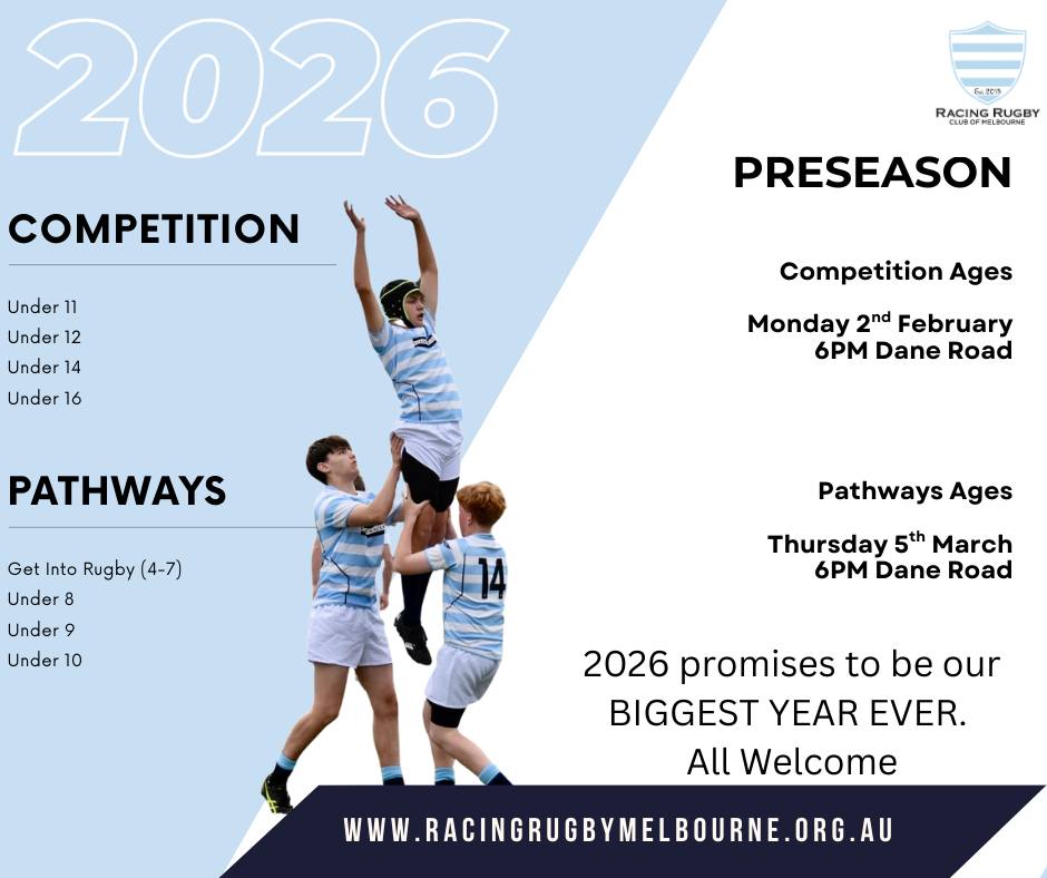 Racing Rugby Club of Melbourne | Hampton East VIC