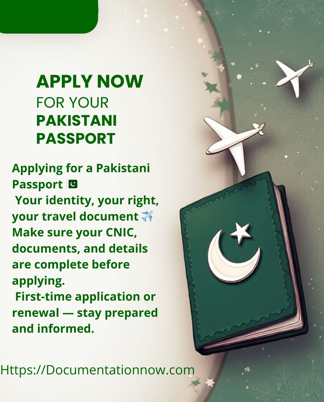 DocumentationNow - APPLY NOW FOR YOUR PAKISTANI PASSPORT Applying for a ...