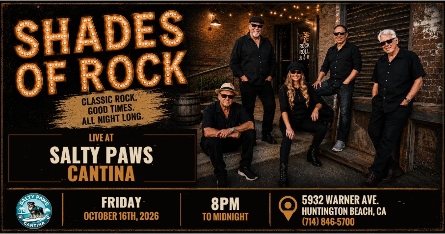 Shades of Rock at the Salty Paws Cantina