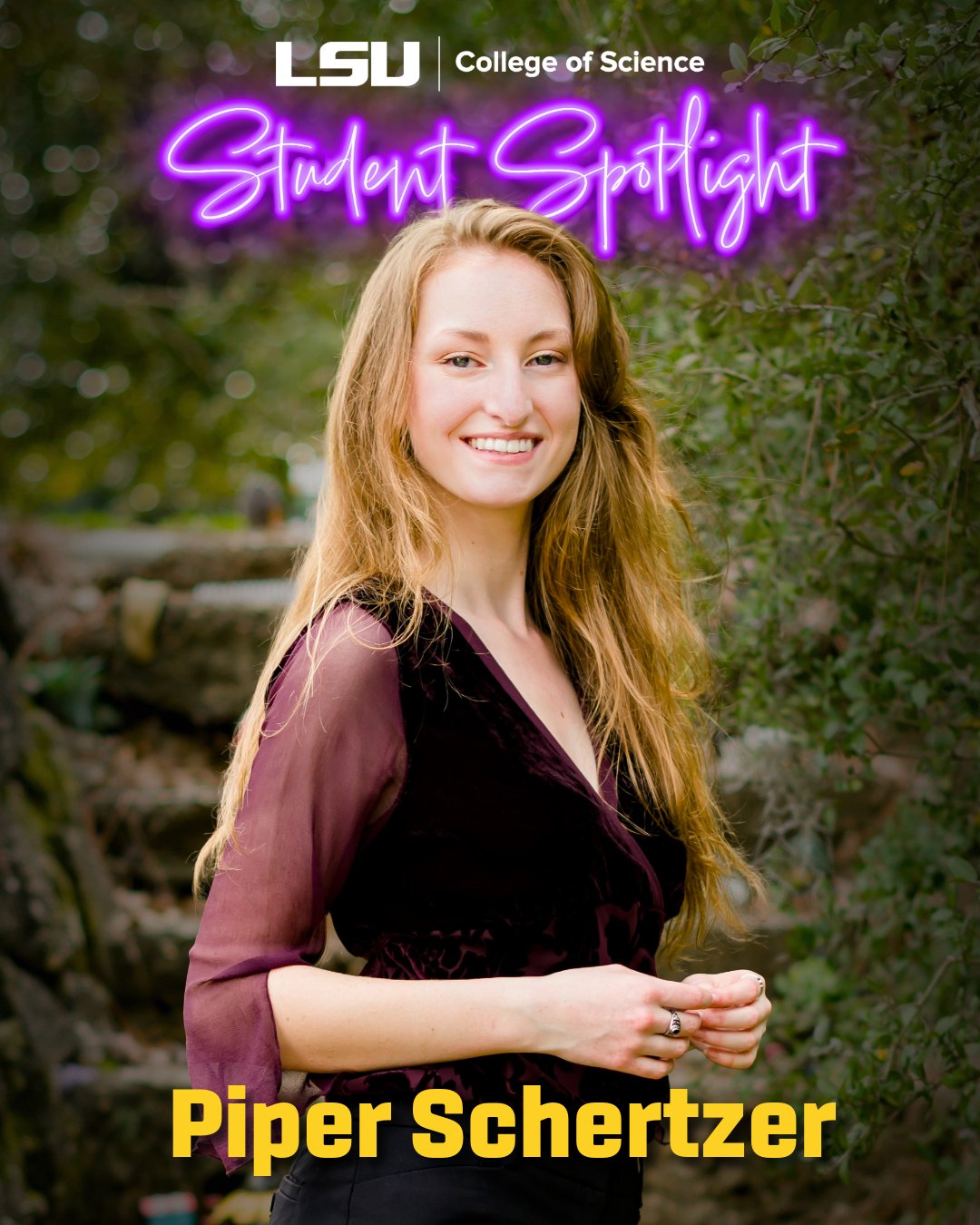 Meet Piper, a chemistry senior... - LSU College of Science | Facebook