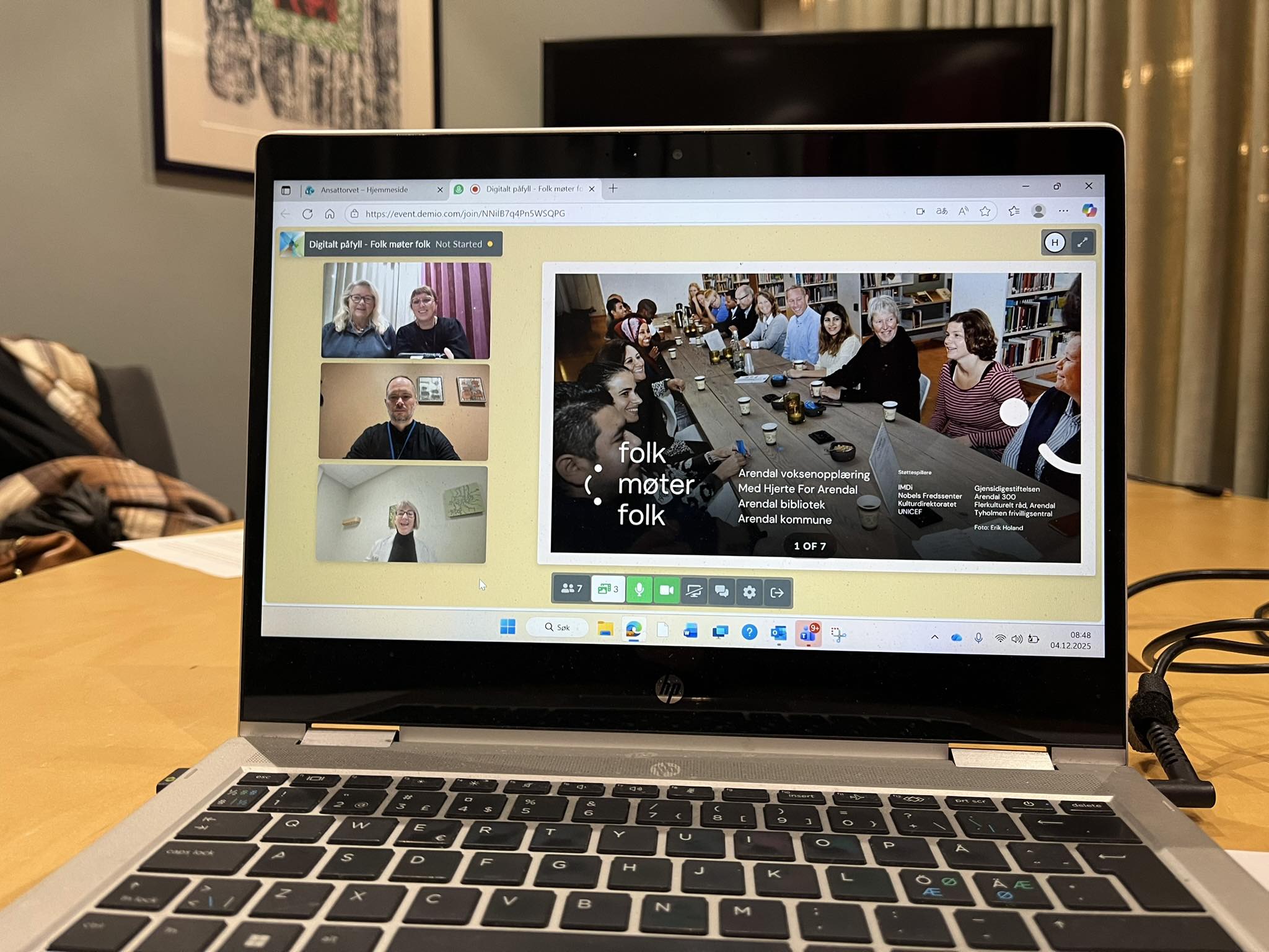 Folk - Vi har fortalt om Folk møter folk på nasjonalt digitalt faglig ...