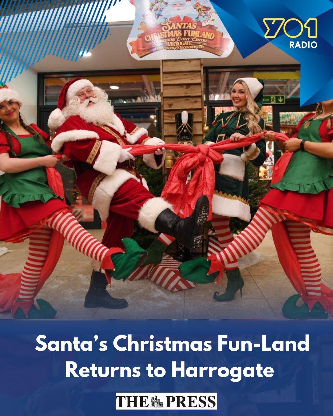 YO1 - 🎄 A festive favourite is returning to Harrogate! Santa’s ...