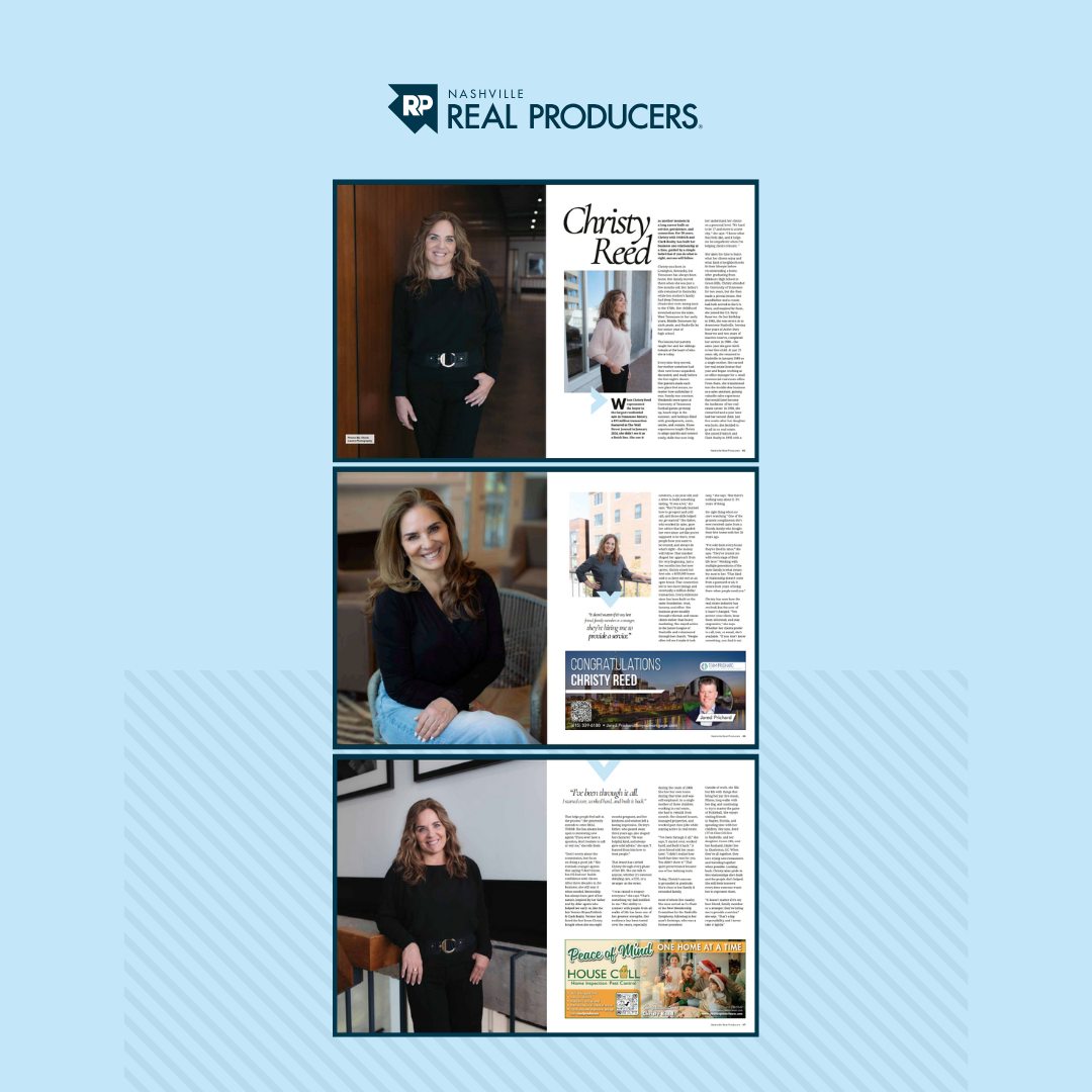 Middle - Meet this month’s Cover feature.. Christy Reed Christy Reed, a ...