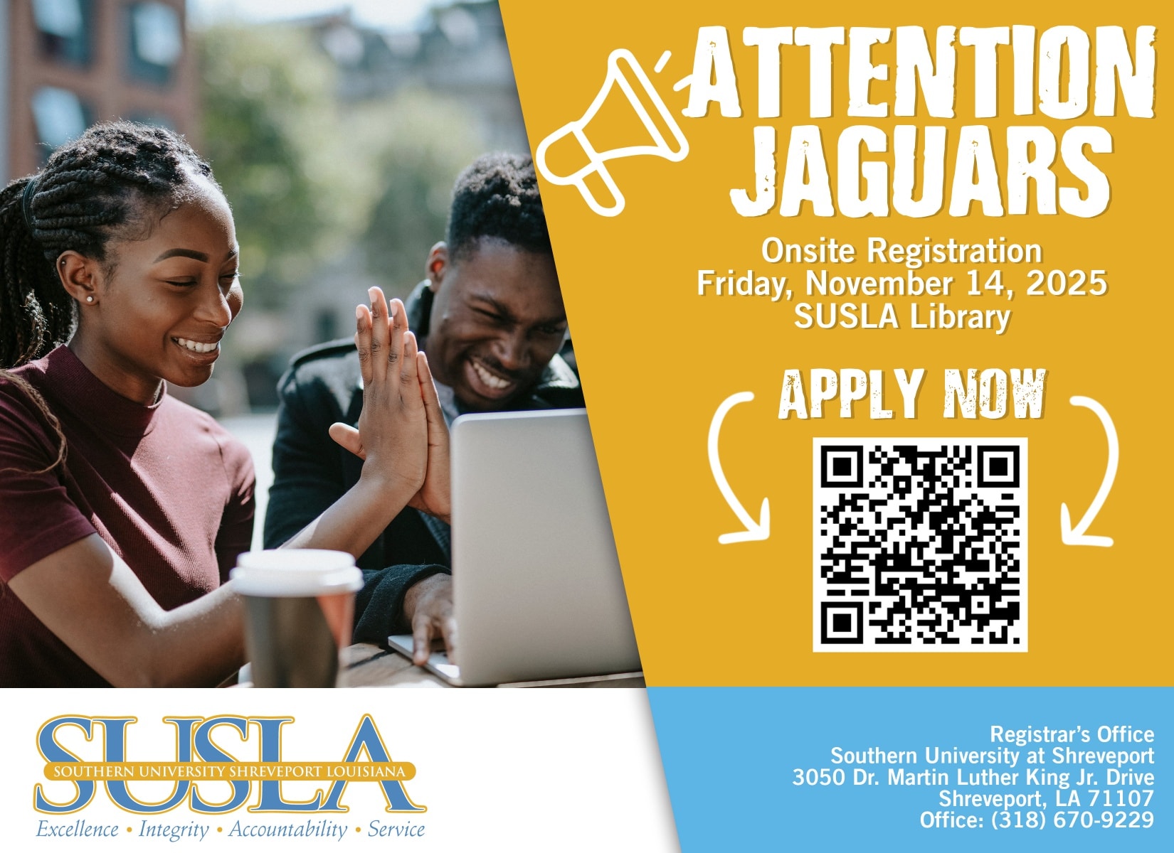 🚨 Attention... - Southern University at Shreveport, LA | Facebook