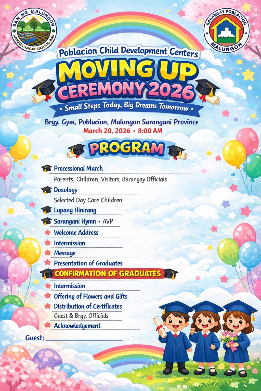 ECCD - 🎓 Moving Up Program Flow – SAMPLE ONLY 🎓 This is just a sample ...