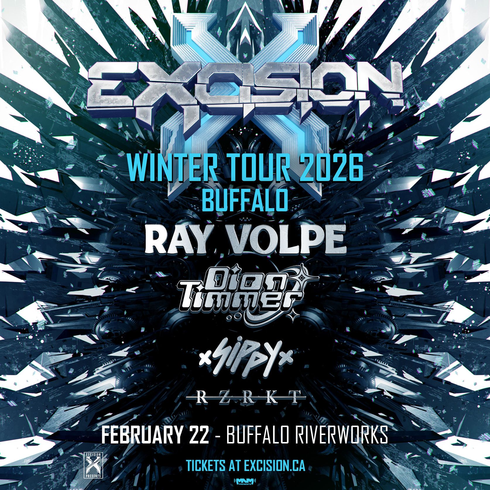 MNM - Excision 2026 ️ Presales begin, and the FULL lineup is here ...