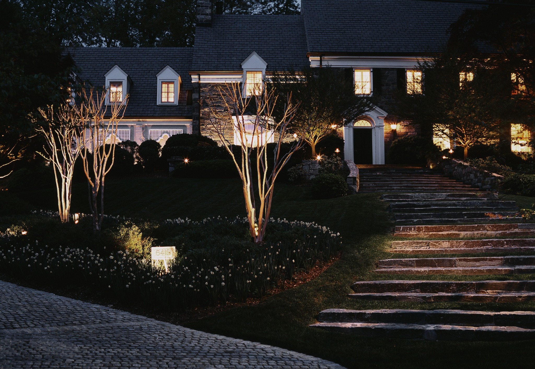 Outdoor - A well-lit entry transforms the entire character of a home ...