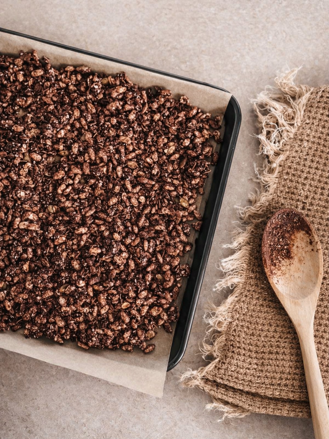 Darwin - KIDS CHOCOLATE GRANOLA ⠀⠀ 2x cups brown rice puffs (I got ...