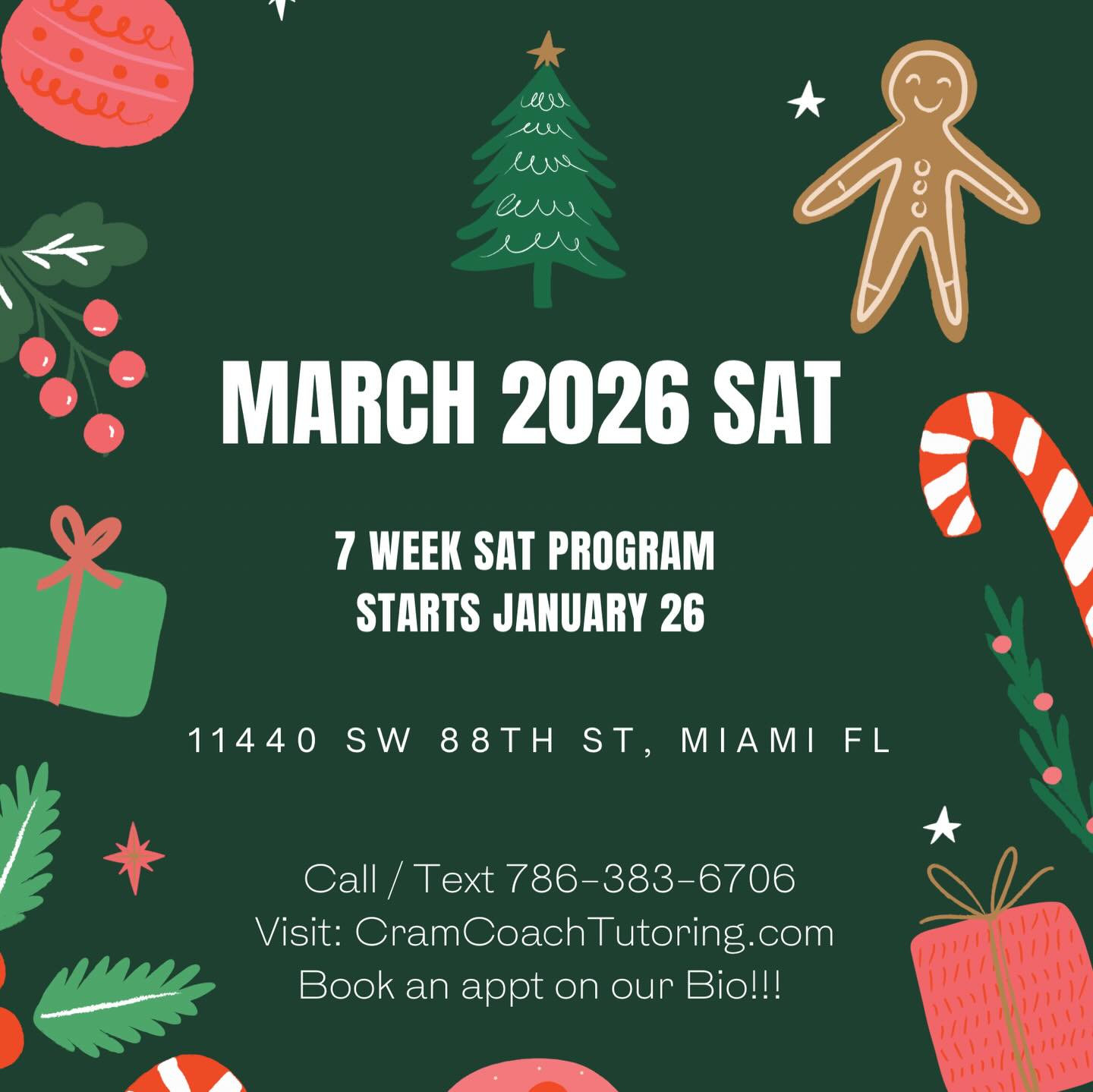 Cram Coach Tutoring | Miami FL