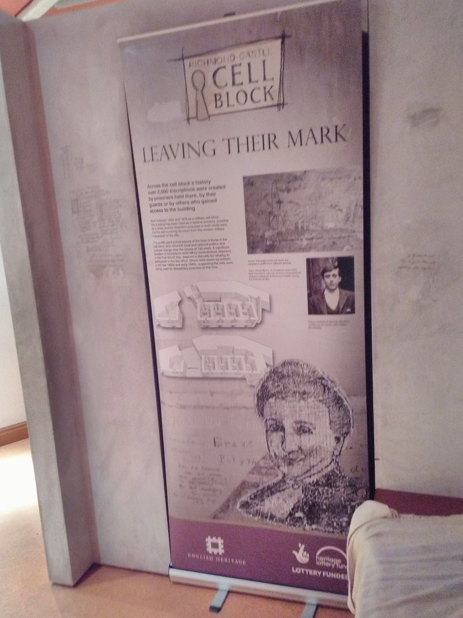 Richmond Castle - The Cell Block project banners are now...