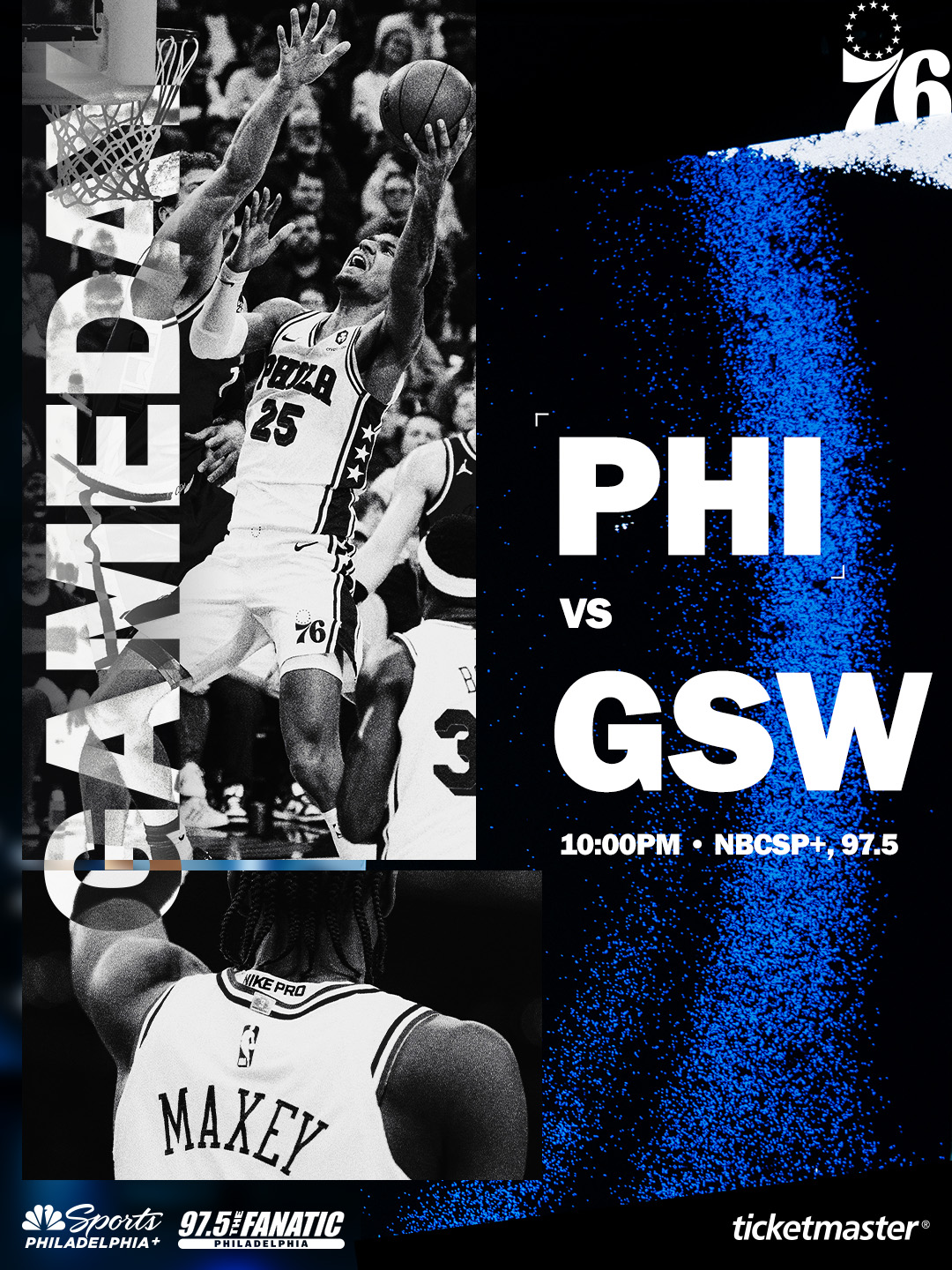right back at it. 🕙 10:00 PM 📺 NBCS... - Philadelphia 76ers | Facebook