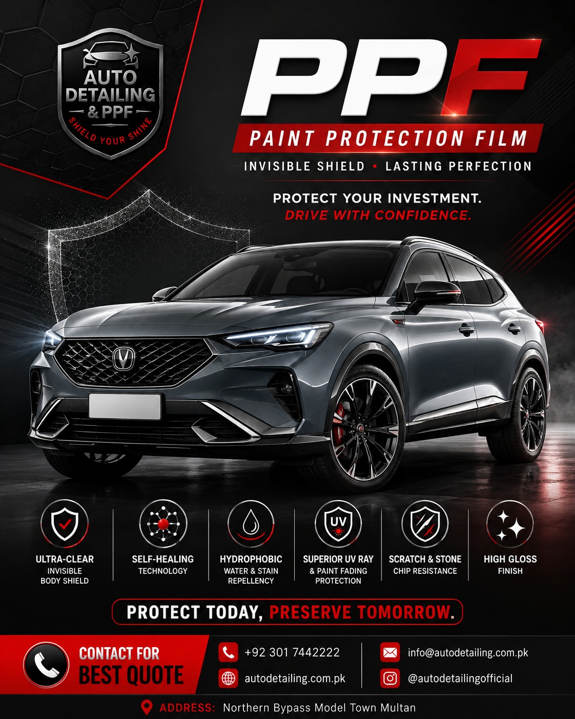 Protect Your Car's Paint with Premium PPF in Multan Want to keep