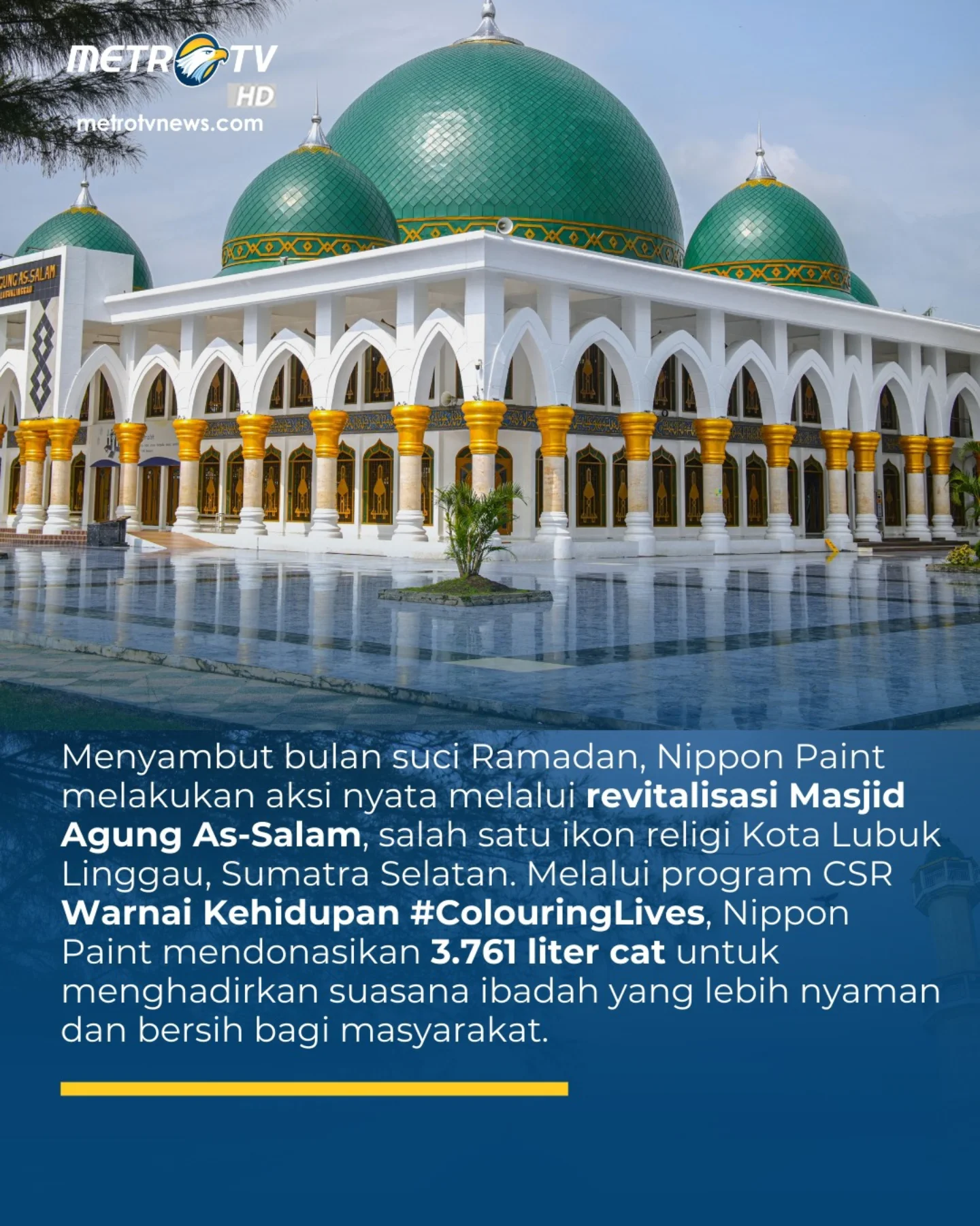 Metro TV - Menyambut Ramadan, Nippon Paint melakukan... | Facebook